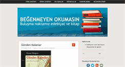 Desktop Screenshot of begenmeyenokumasin.com